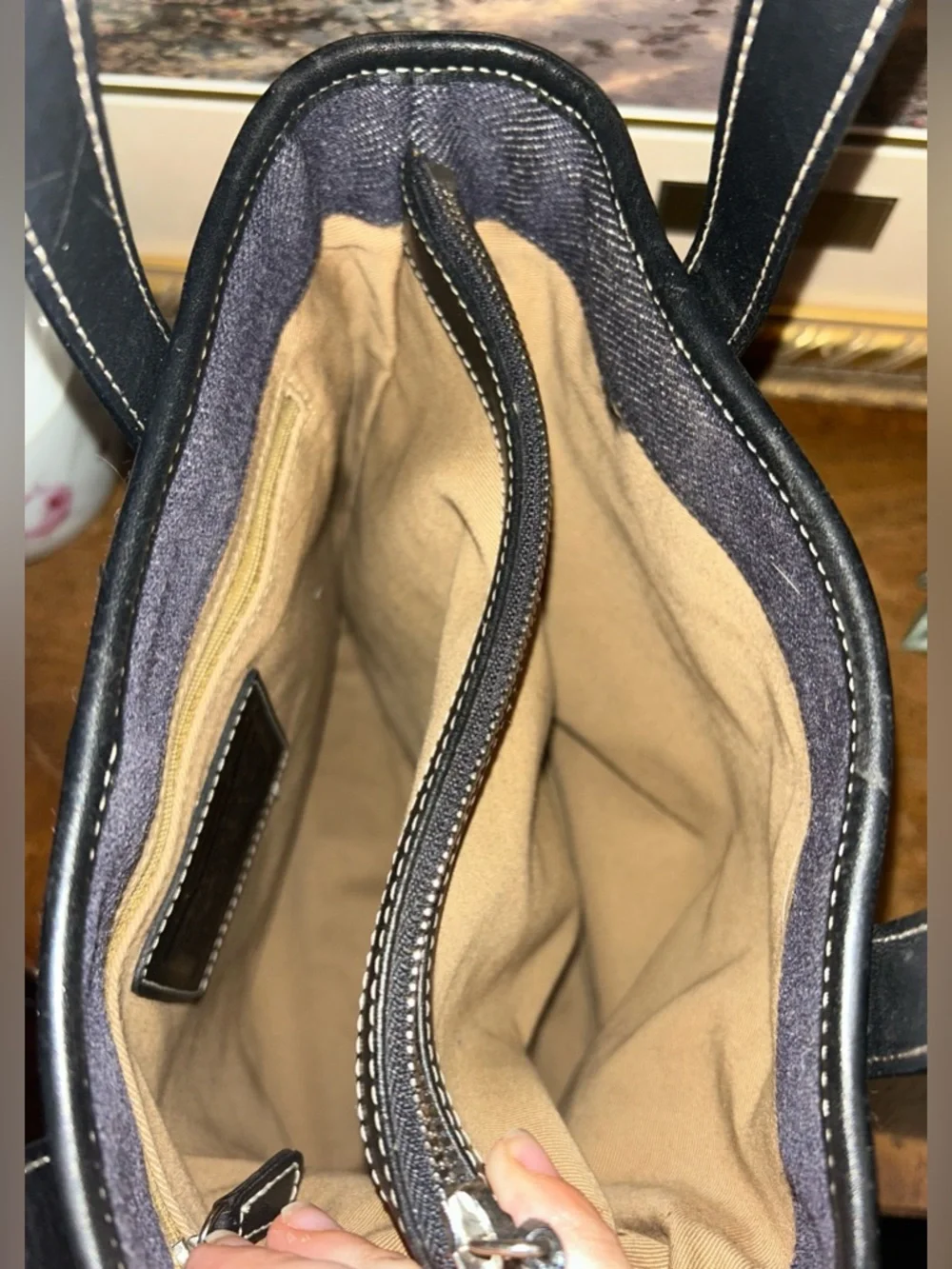 Vintage Coach Y2K Denim Small Tote - Picture 15 of 16